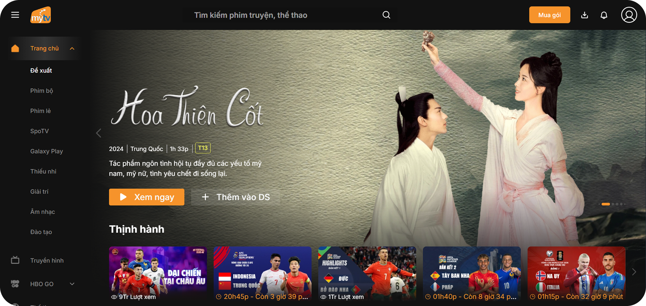 phien ban moi cua mytv sau khi ung dung vnpt smartux