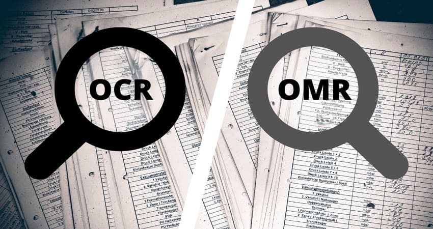 su khac biet giua OMR va OCR